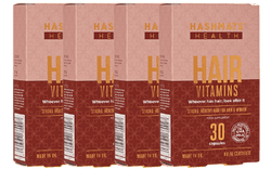 Hair Vitamins (30 capsules) x4 Bundle - Hashmats Health